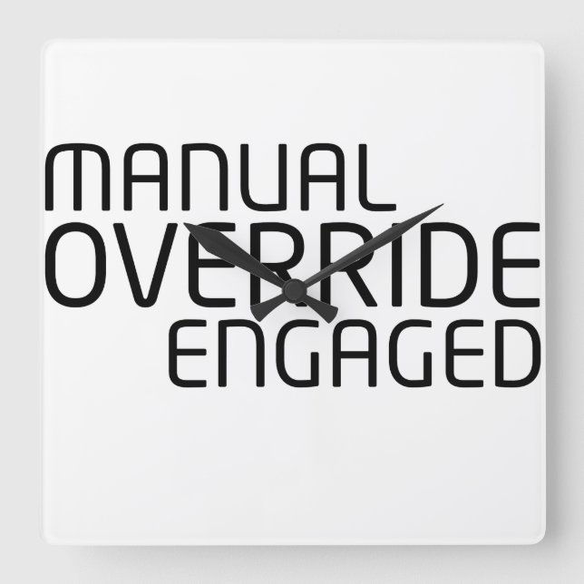 Reloj Cuadrado Chronological Sync Technical Clock (Anverso)