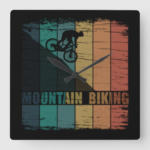 Reloj Cuadrado Ciclismo de montaña bajada MTB vintage