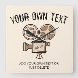 Reloj Cuadrado Cineasta, productor de películas, director, actor.