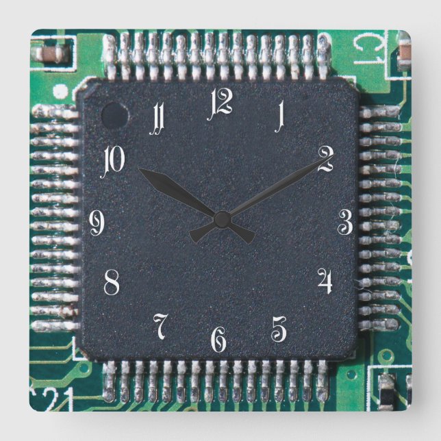 Reloj Cuadrado Circuit board (Anverso)