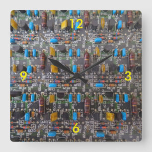 Reloj Cuadrado Circuit Clocks