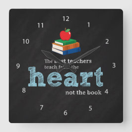 Reloj Cuadrado Cita del profesor