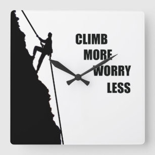 Reloj Cuadrado citas de escaladores motivacionales