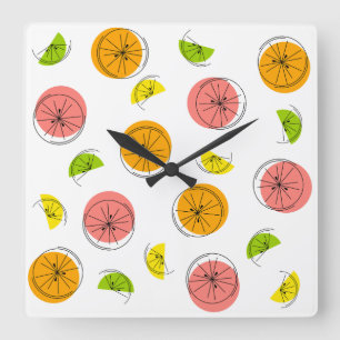 Reloj Cuadrado Citrus Plazo multireloj