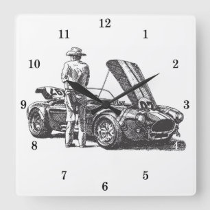 Reloj Cuadrado Classic Cobra Automobile