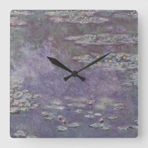 Reloj Cuadrado Claude Monet - Nenúfares