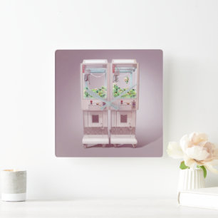 Reloj Cuadrado Claw Machine