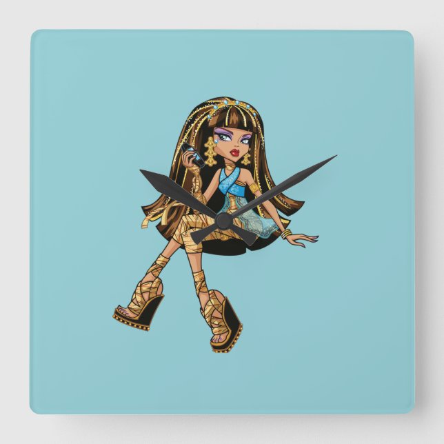 Reloj Cuadrado Cleo Clock (Anverso)