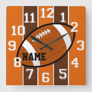 Reloj Cuadrado Cleveland Colors Football Wall Clock