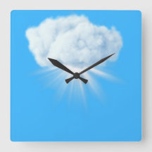 Cloud and Sunlight Wall Clock - SkyIns Minimalista