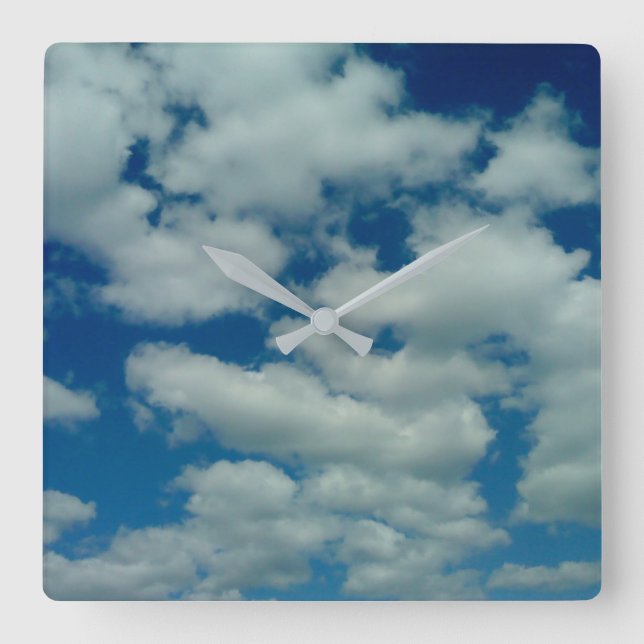Reloj Cuadrado Cloud Wall Clock (Anverso)