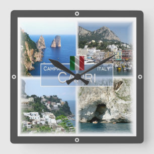 Reloj Cuadrado CMP020 CAPRI, Campania, Italia,