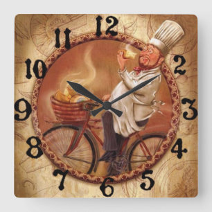 Reloj Cuadrado Cocina