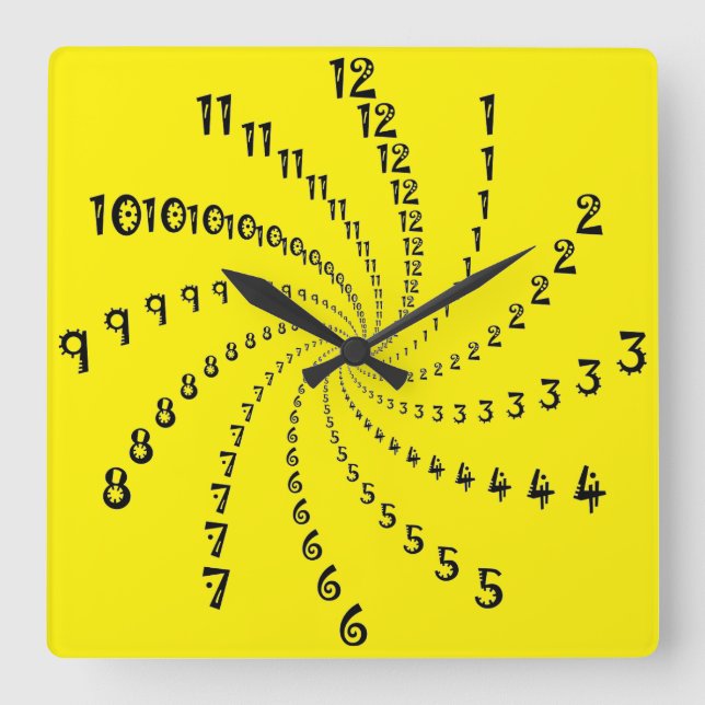 Reloj Cuadrado colección de arte deco (Anverso)