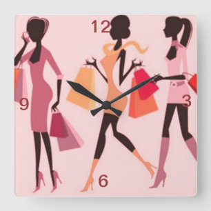 RELOJ CUADRADO COLECCIÓN DE LA REINA DE LAS COMPRAS
