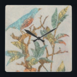 Reloj Cuadrado Collage aéreo I<br><div class="desc">Animales</div>