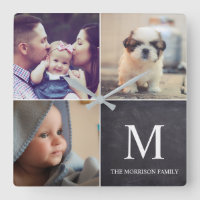 Collage de fotos de la familia Personalizado Chalk