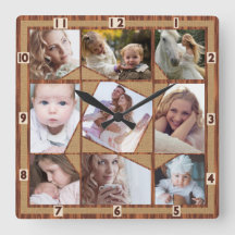 Collage de fotos familiar 9 imágenes de Instagram 