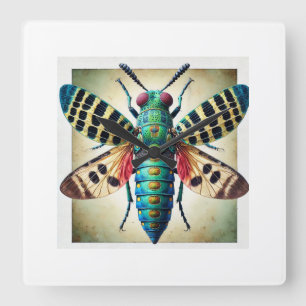 Reloj Cuadrado Colobothea Insect 051124IREF205 - Watercolor