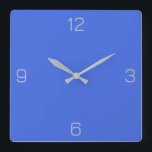 Reloj Cuadrado Color azul real 4169E1 - opción Añadir un nombre<br><div class="desc">Una imagen PNG a escala completa basada en el código HEX (triplete hexadecimal de seis dígitos) mostrado. Utilice este código para mezclar, hacer coincidir y personalizar de cualquier otro elemento para ir con esto, o para agregarlo a otras colecciones. Los códigos hexadecimales pueden utilizarse para personalizar de la mayoría de...</div>