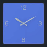Reloj Cuadrado Color azul real 4169E1 - opción Añadir un nombre<br><div class="desc">Una imagen PNG a escala completa basada en el código HEX (triplete hexadecimal de seis dígitos) mostrado. Utilice este código para mezclar, hacer coincidir y personalizar de cualquier otro elemento para ir con esto, o para agregarlo a otras colecciones. Los códigos hexadecimales pueden utilizarse para personalizar de la mayoría de...</div>
