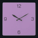 Reloj Cuadrado Color de violeta africana B184BD - opción de agreg<br><div class="desc">Agregue un nombre, iniciales o algún texto, o mantenga el color solo. Coordenadas de color con otros elementos del almacén basadas en el nombre y el código HEX (triplete hexadecimal de seis dígitos) mostrado. Utilice este código para mezclar, hacer coincidir y personalizar de cualquier otro elemento para ir con esto,...</div>