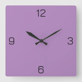 Reloj Cuadrado Color de violeta africana B184BD - opción de agreg