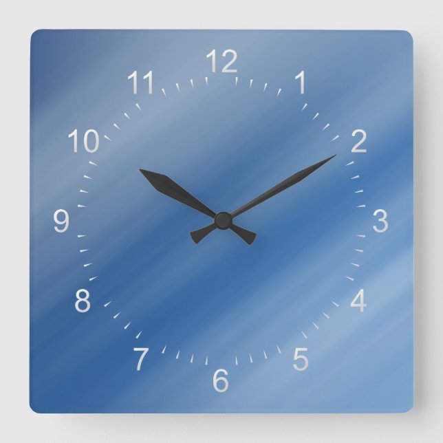 Reloj Cuadrado color pattern 3 (Anverso)
