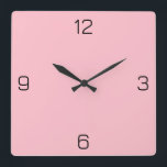 Reloj Cuadrado Color rosa FFC0CB - Opción para agregar nombre<br><div class="desc">Una imagen PNG a escala completa basada en el código HEX (triplete hexadecimal de seis dígitos) mostrado. Utilice este código para mezclar, hacer coincidir y personalizar de cualquier otro elemento para ir con esto, o para agregarlo a otras colecciones. Los códigos hexadecimales pueden utilizarse para personalizar de la mayoría de...</div>
