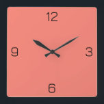 Reloj Cuadrado Color rosa salmón FA8072 con opción Añadir su nomb<br><div class="desc">Agregue un nombre, iniciales o algún texto, o mantenga el color solo. Coordenadas de color con otros elementos del almacén basadas en el nombre y el código HEX (triplete hexadecimal de seis dígitos) mostrado. Utilice este código para mezclar, hacer coincidir y personalizar de cualquier otro elemento para ir con esto,...</div>