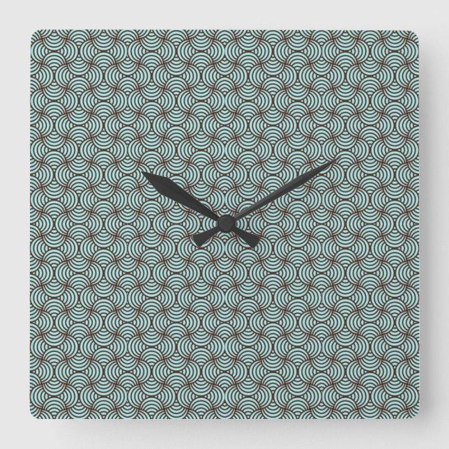 Reloj Cuadrado Colores de estilos clásicos (Anverso)