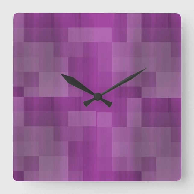 Reloj Cuadrado Colores de estilos clásicos (Anverso)