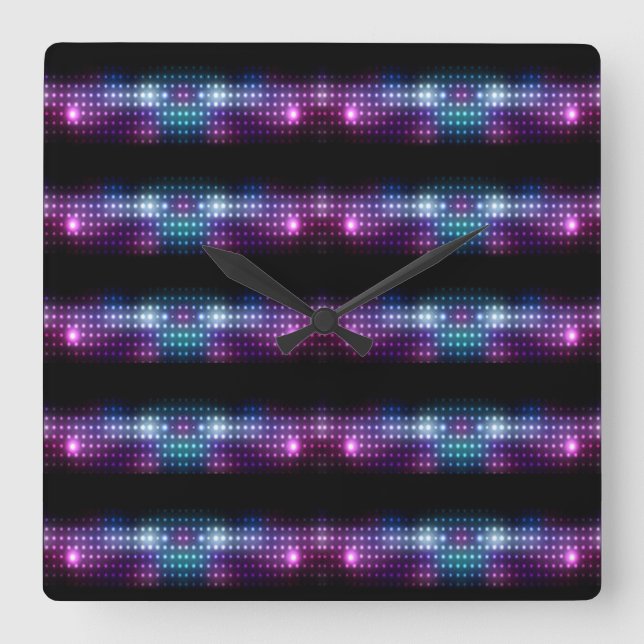 Reloj Cuadrado Colores de estilos clásicos (Anverso)
