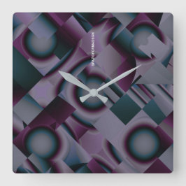Reloj Cuadrado ColorPuro