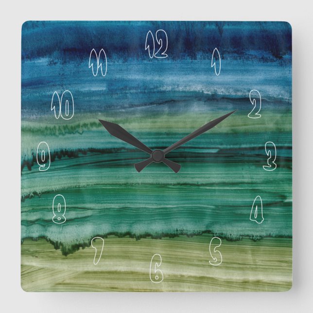 Reloj Cuadrado Combinación de IV (Anverso)