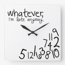 como sea, llego tarde de todos modos