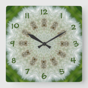 Reloj Cuadrado Como un diente de león...