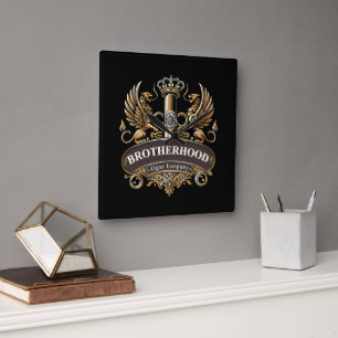 Reloj Cuadrado Compañía de Puros Brotherhood