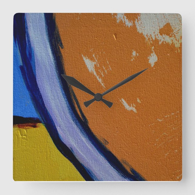 Reloj Cuadrado Composition #1A by Michael Moffa (Anverso)