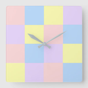 Reloj Cuadrado Comprobadores de primavera de Pastel
