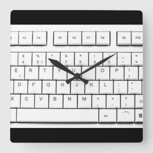 Reloj Cuadrado computer keyboard