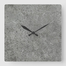 Reloj Cuadrado CONCRETAR | Decoración industrial