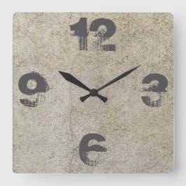 Reloj Cuadrado Concreto de Personalizable