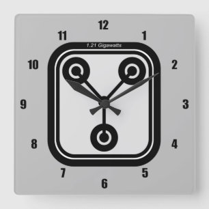 Reloj Cuadrado Condensador FLUX 1.21 Gigawatts