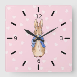 Reloj Cuadrado Conejo clásico Bunny