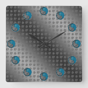 Reloj Cuadrado Conejo de Agua