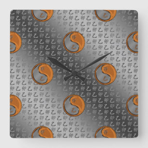 Reloj Cuadrado Conejo de Madera