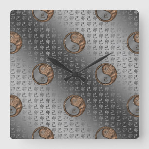 Reloj Cuadrado Conejo de Tierra