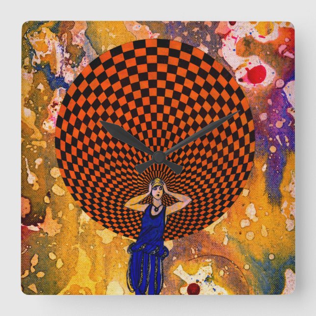 Reloj Cuadrado Confusión de Michael Moffa (Anverso)