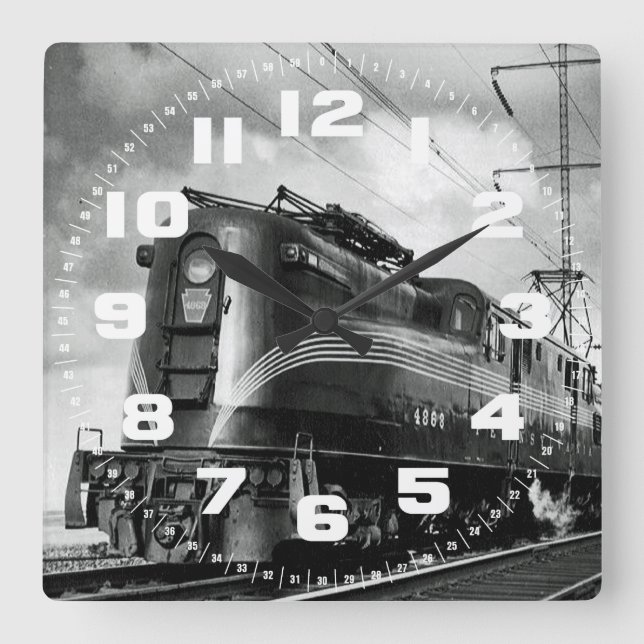 Reloj Cuadrado Congreso Ferroviario de Pensilvania (Anverso)